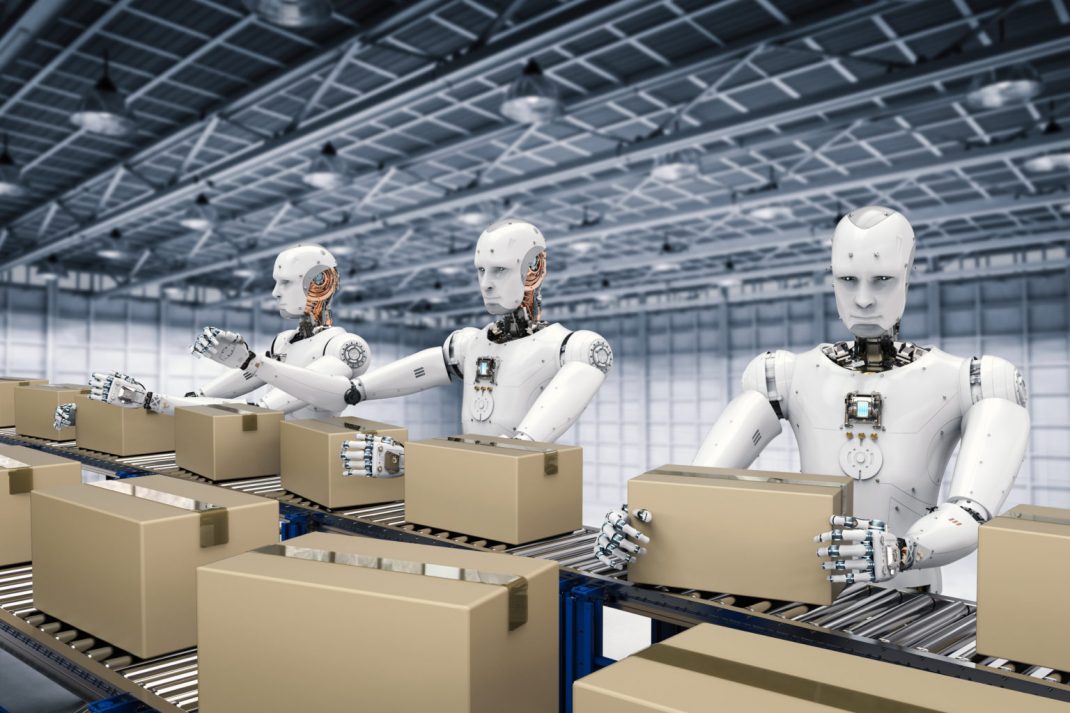Robots Replace Humans