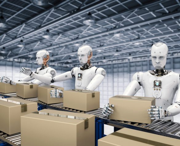 Robots Replace Humans