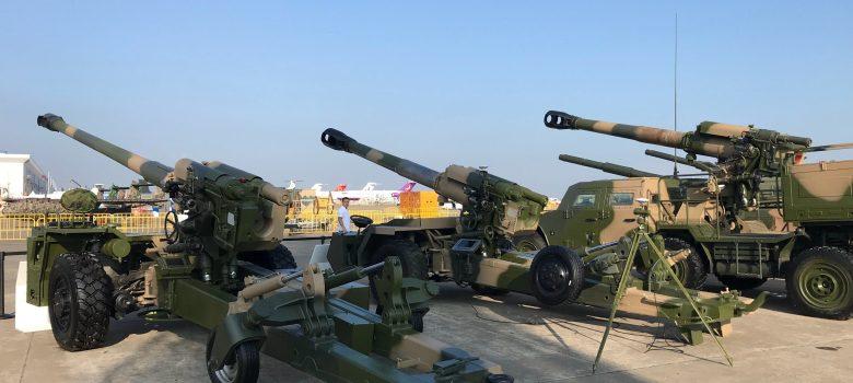 Chinese made Type 66 howitzer ammunition with a caliber of 152 millimeters allegedly being used by Russia